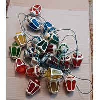 Гирлянда "Фонарики". СССР. Все лоты с 1 рубля!