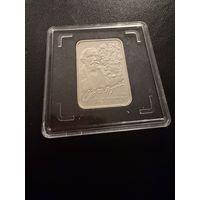 20 рублей.  2010 г.  И Хруцкий.   Беларусь.  СЕРЕБРО.  БРАК