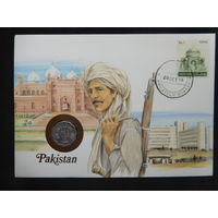 Пакистан 10 пайс  1974 г Исламская республика конверт первого дня КПД