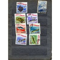 РУМЫНИЯ, РЫБЫ,   8м сборка по 40 коп  шт. гашен