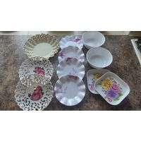 Очаровательная посуда для сервировки пластик. Все за 35,00