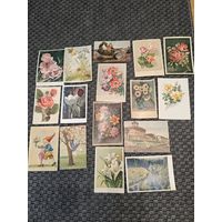 Открытки 40-50е года Европа