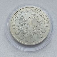 1 Oz Серебро 999 пр. Австрия Филармония 1,5 евро.