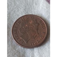 Великобритания. 1 пенни 2011 года. (4)