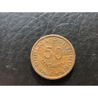 Ангола. 50 центавос. 1955. С 20 копеек. Распродажа коллекции. Смотрите другие лоты.