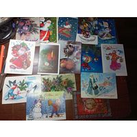 Новогодние открытки СССР . С рубля .