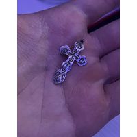 Царский серебренный крест