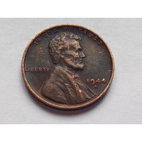США 1 цент 1944 г. S