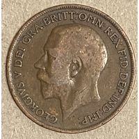 Монета Великобритания 1 пенни 1921 год. Георг V