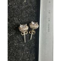 Серьги серебро