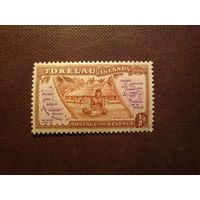Острова Токелау 1948 г.Атолл Атафу./43а/