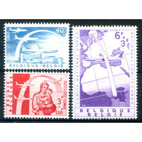Бельгия - 1960г. - авиация - 3 марки - полная серия, MLH [Mi 1206-1208]. #2-Be-54-B-2