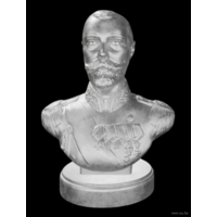 Бюстик Император Николай II Металл/Сплав