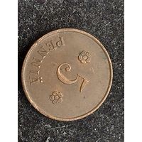 5 пенни финляндия 1921