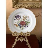 Тарелка декоративная Букет Тюльпан  цветы Германия винтаж