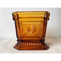 Ваза карандашница стекло винтаж 10см