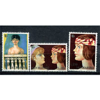 Сан Марино - 1975г. - Год женщин - полная серия, MNH [Mi 1099-1101] - 3 марки