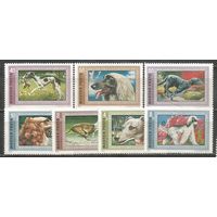 Венгрия. Борзые. 1972г. Mi#2742-48. Серия.