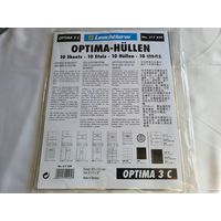 Leuchtturm C4 Optima Листы для банкнот на 4 ячейки! Целая пачка 10 шт! Германия, Лёйхтурм, Leuchtturm! ВОЗМОЖЕН ОБМЕН!