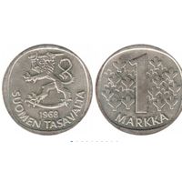 1 марка 1968 Финляндия