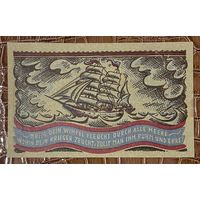 Нотгельд 50 пфеннигов 1921 год. Росла,. Веймарская республика