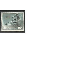Швейцария-2008 (Мих.2066) , **, Спорт, Велоспорт ,Велосипеды, ОИ-2008(одиночка)