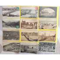 Открытки "Города РИ и Европы", до 1917 г. Цена за единицу