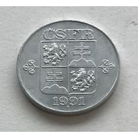 Чехословакия 10 геллеров 1991