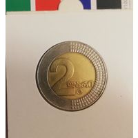 Грузия 2 лари 2006 в холдере