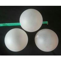 Плафон стекло ссср белый матовый шар.