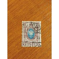 1911 Россия Великое княжество Финляндское зуб 14 1/4 на 14 герб (2-4)