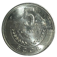 Коста-Рика 5 колонов, 2008 [UNC]