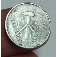 ГДР 1 пфенниг, 1952