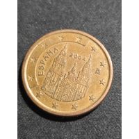 Испания 5 евроцентов 2004