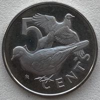Британские Виргинские острова 5 центов 1973 г.