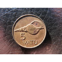 Вануату. 5 вату.1990. С 20 копеек. Распродажа коллекции. Смотрите другие лоты.