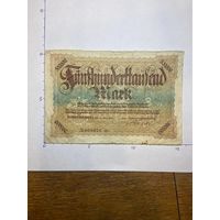 Германия 500000 марок 1923 банкнота Дульсбург - 2001