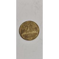 Перу 20 сентимос 1993