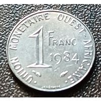 Западная Африка (ВСЕАО) 1 франк, 1984    ( 1-1-6 )