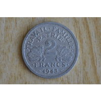 Франция 2 франка 1943