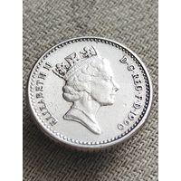 Распродажа - 5 пенсов 1990г.,Елизавета 2,Великобритания