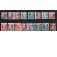 Германия-1948,(Мих.212-222) **( 1 м - * ),  Личности, Известные немцы, Советская зона оккупации,(полная серия)