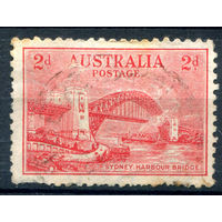 Австралия - 1932г. - открытие моста в Сиднее - 1 марка - гашёная [Mi 115]. #3-WB-87-A-1