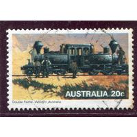 Австралия. Железнодорожный транспорт. Паровоз