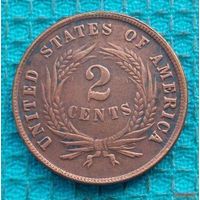 США 2 цента 1865 года. Предложи свою цену или обмен!