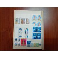 Марки РБ 1992 год в сцепках и квартблоках