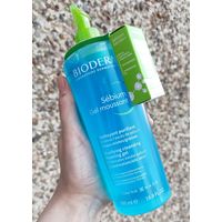 Гель для умывания Bioderma Sebium Gel Moussant 500 ml (плюс в подарок миниатюрка Sebium Kerato+ anti-blemish high tolerance gel-cream 5 ml)