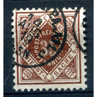 Вюртемберг (Свободное народное государство) - 1919г. - Служебные марки тип I. 35 Pf - 1 марка - полная серия, гашёная [Mi 132]. #1-Wu-24-A-1