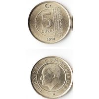 5 курушей Турция 2018 года