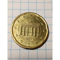 20 евроцентов Германия 2010 A  год